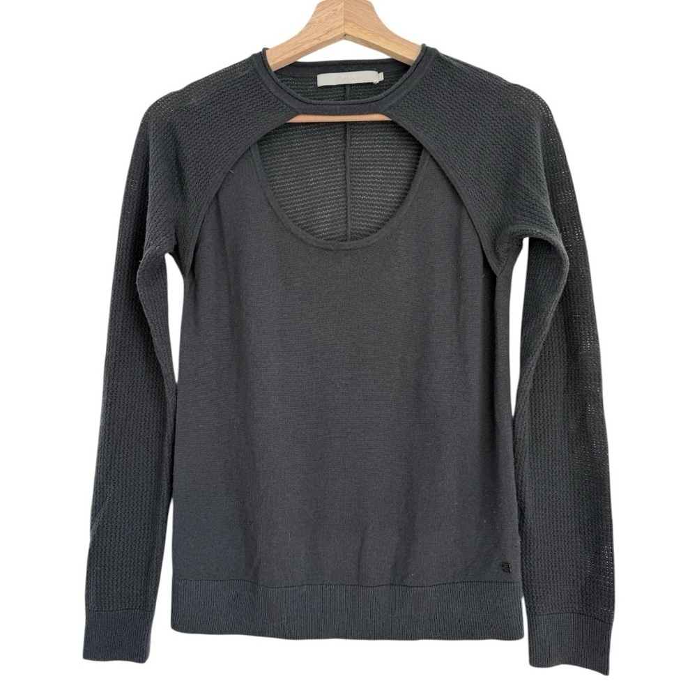 One Grey Day Los Angeles Crew Neck Wool Pullover Sweater size XS